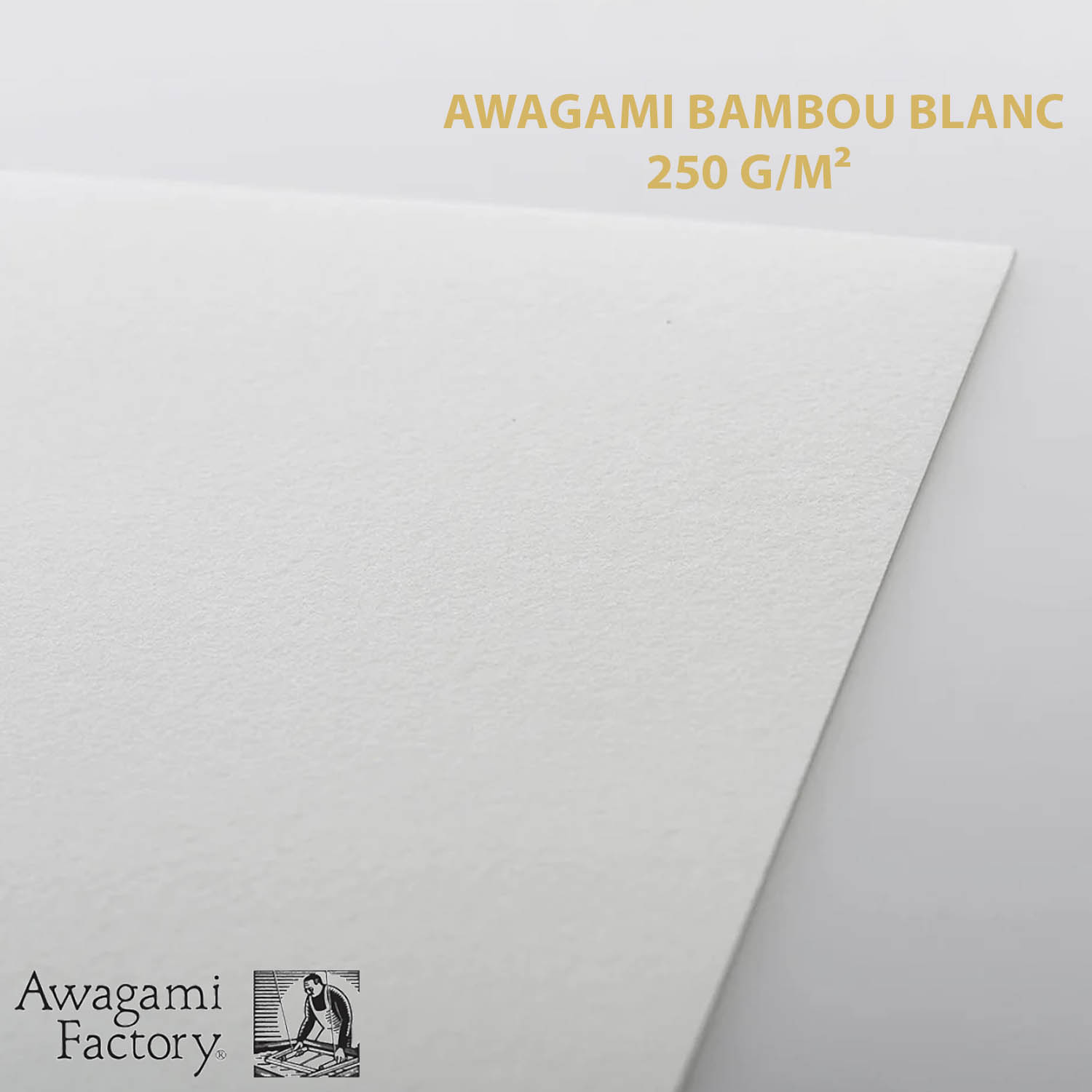 Papier Fineart Awagami Bambou blanc 250 Montpellier