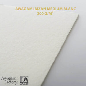 Papier Fineart Awagami Bizan blanc 200 Montpellier