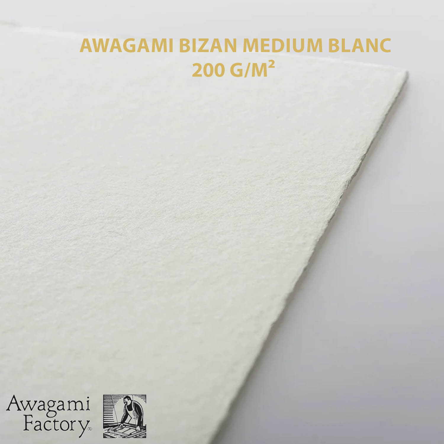 Papier Fineart Awagami Bizan blanc 200 Montpellier
