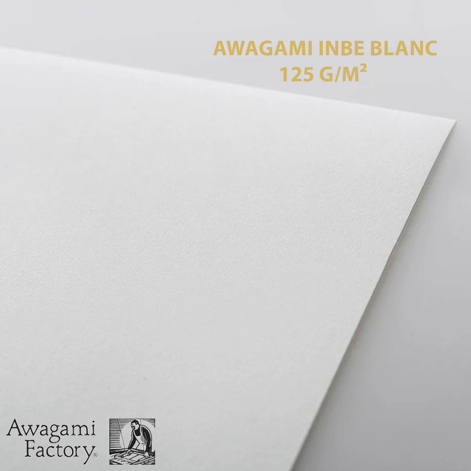 Papier Fineart Awagami Inbe blanc 125 Montpellier